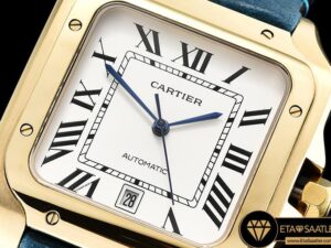 CAR0427D - Santos De Cartier 2018 Mens YGLE (Blue) Wht Miyota - 04.jpg